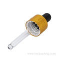 aluminum ring glass dropper for 10ml dropper bottle